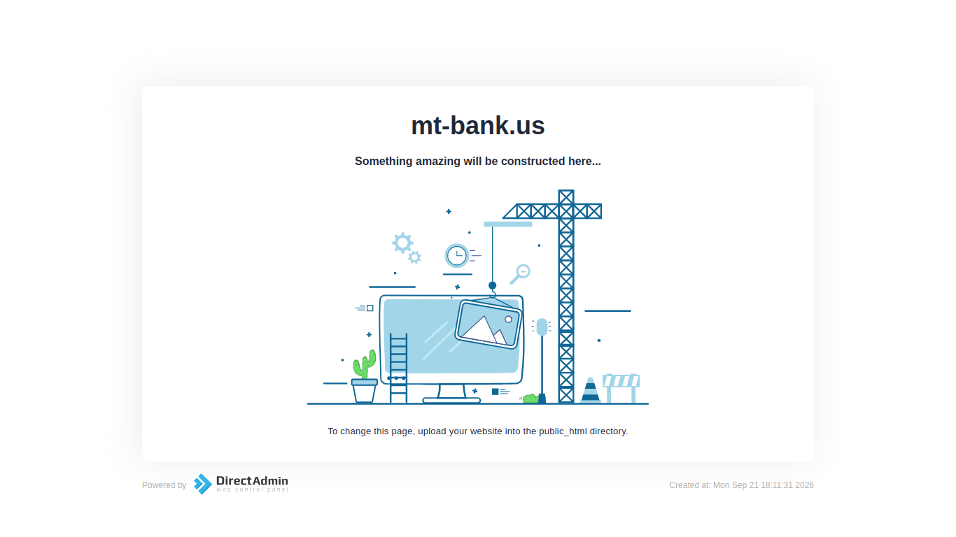 Archived capture of mt-bank.us, a website assessed as fraudulent.
